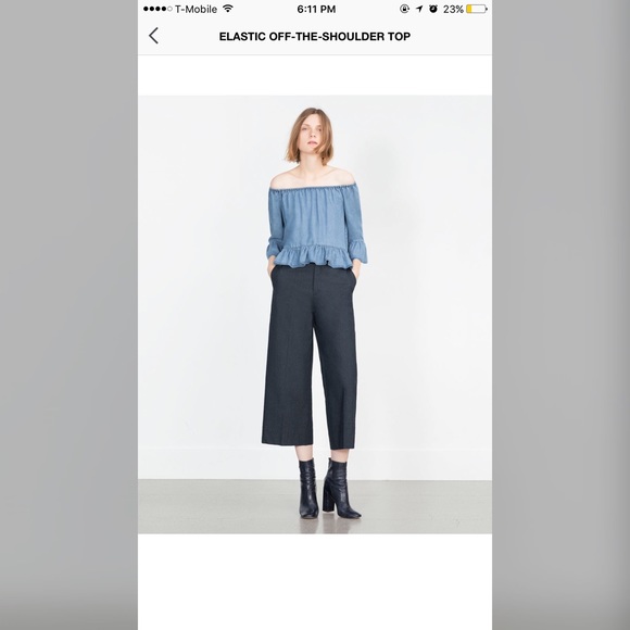 SOLD - Zara Off Shoulder Top