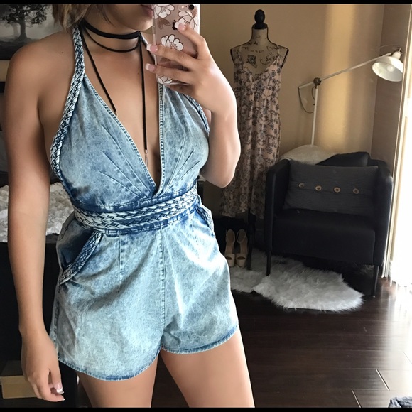 LF Denim playsuit