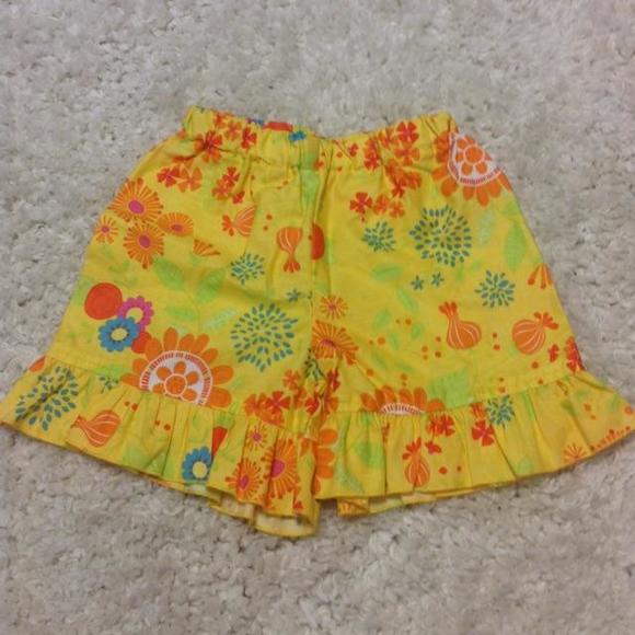 Lolly Wolly Doodle ruffle long shorts