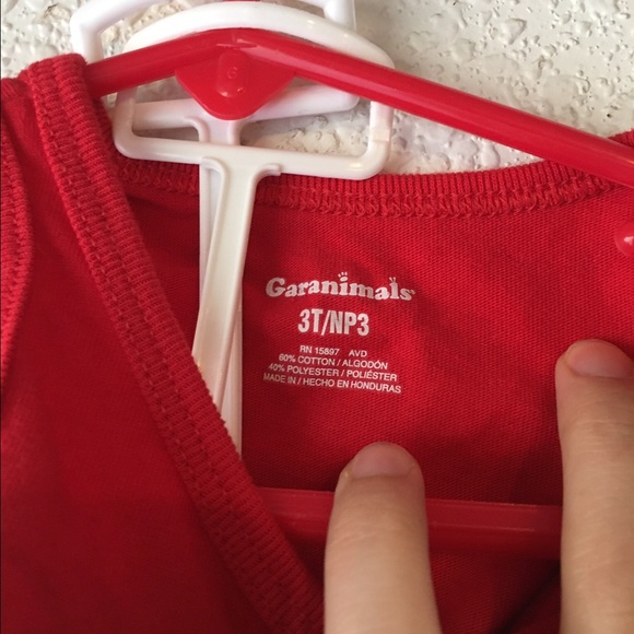 Little Girl's Red White & Blue Tank & Short Set - Picture 2 of 4