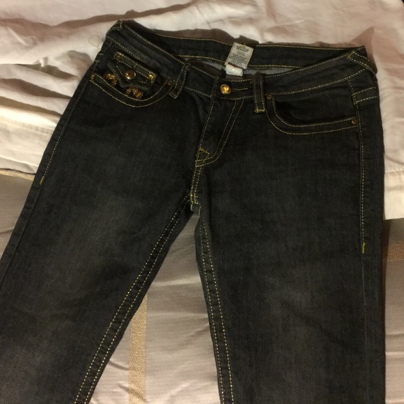 Size 29 acid wash true religion jeans - Picture 4 of 4