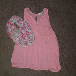 American Eagle Tank & Scarf