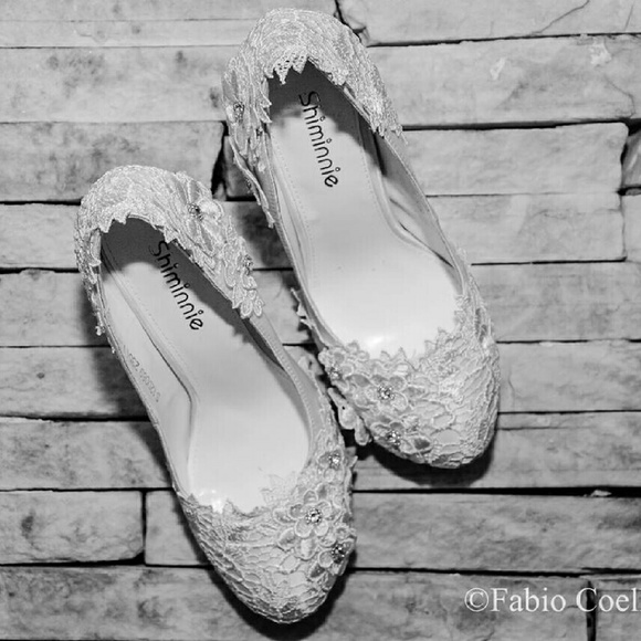 Romantic Lace Wedding Shoes