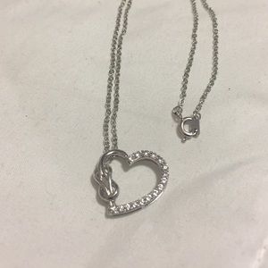 Diamond Infinity Heart Necklace