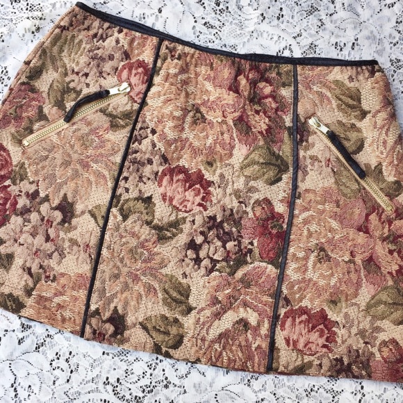 Free People Tapestry Fall Skirt Size 28
