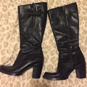 BORN - Black Leather Boots