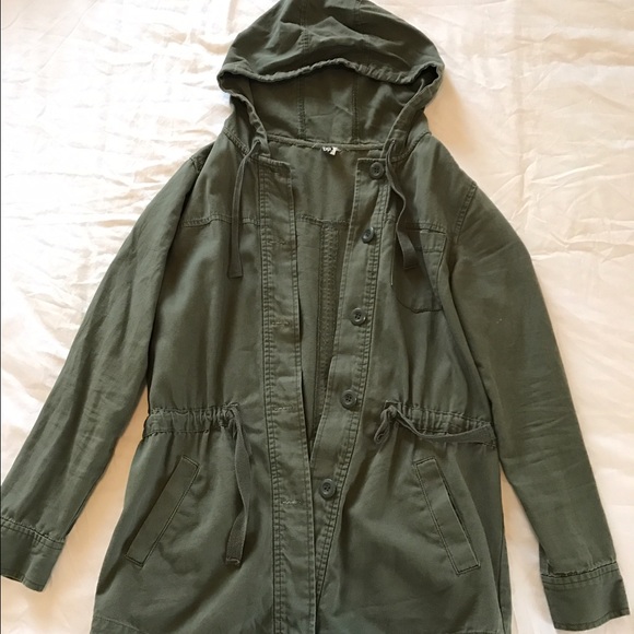 bp Jackets & Blazers - Army green cotton jacket from Nordstrom