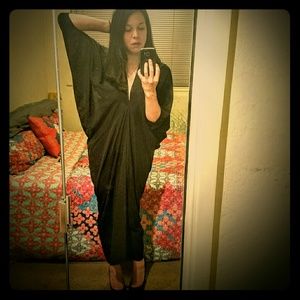 Sexy & Sultry 70's Style Black Dress