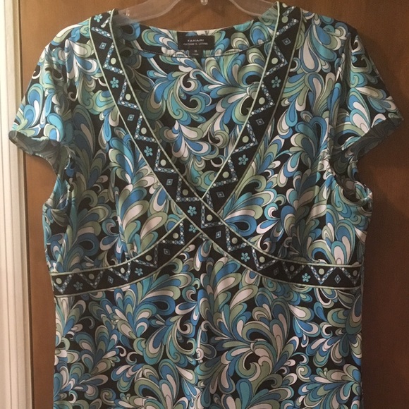 Gorgeous shades of blue girly dress.