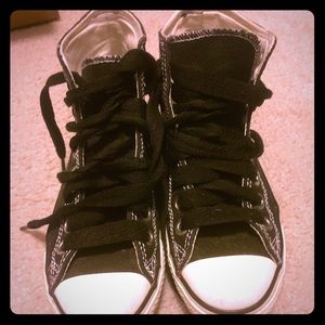 Back Chucks high tops