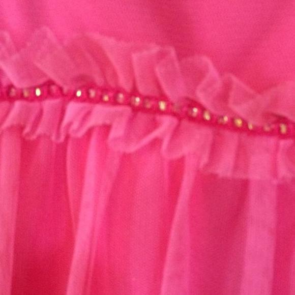 🌸pinky fancy tulle and sequin adorable tiered swing dress