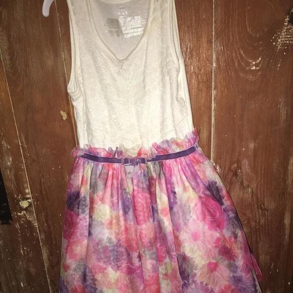 Lace top  tulle dress