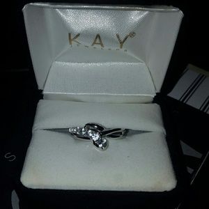 Brand New White Sapphire Ring