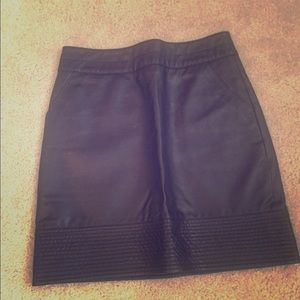 Anthropologie Faux Leather Skirt