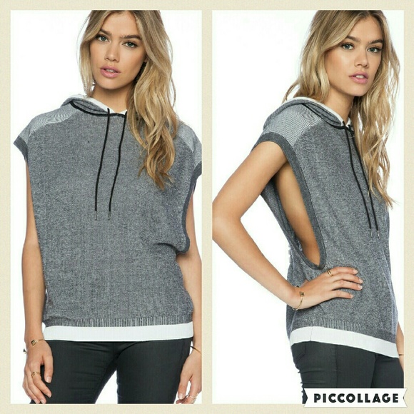 rag & bone Sweaters - Rag & bone Brenda sleeveless hoodie