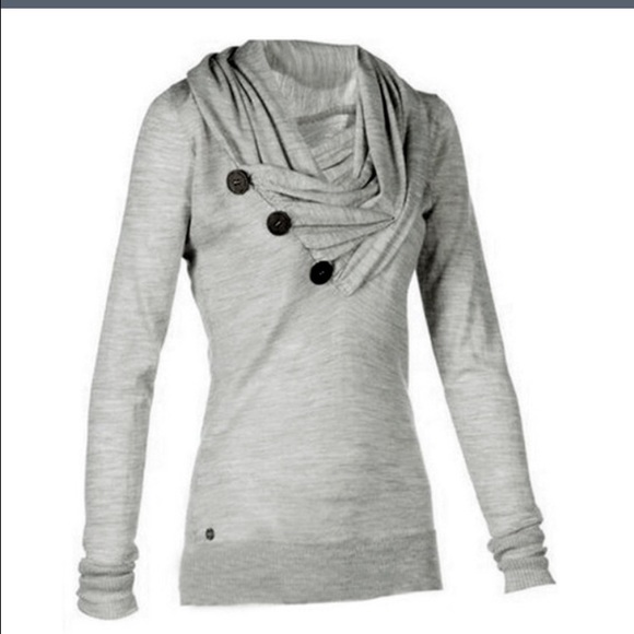 NWT- long sleeve, cowl neck knit, small