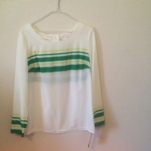 Long Sleeve Striped Top
