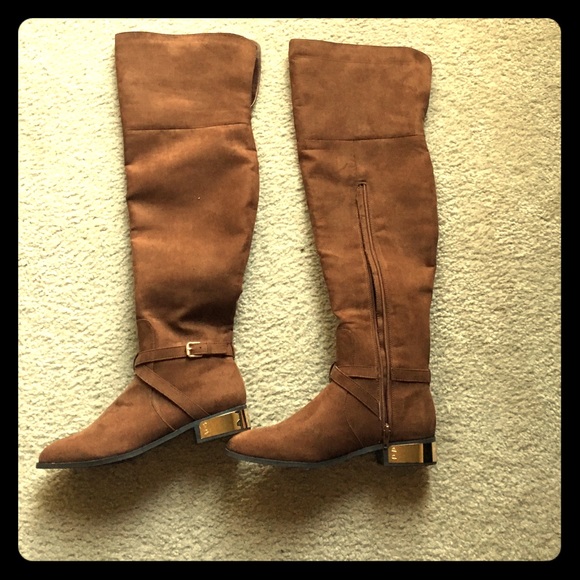 Forever21 Over the Knee Faux Suede Boots