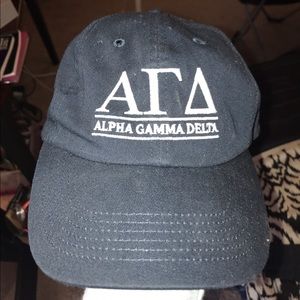 Navy blue Alpha Gamma Delta hat