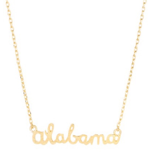 Hannah Beury Jewelry - Alabama State Necklace