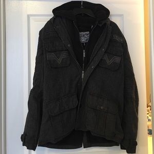 Men's Affliction Winter Jacket Size L
