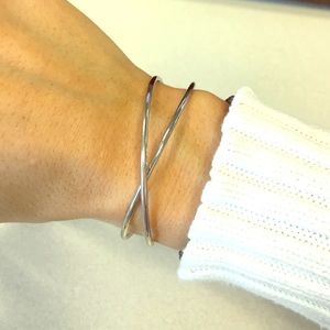 Silver bracelet - adjustable