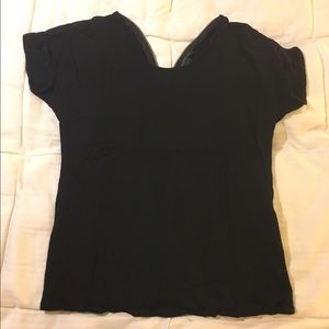 Zara Tops - Zara Short Sleeve w Zipper Back Zara Tops - Zara Short Sleeve w Zipper Back