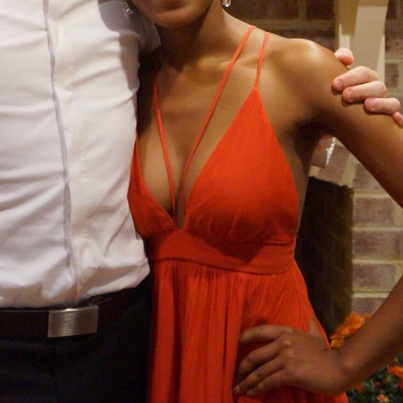 Forever 21 Red Strappy Dress (Crossing in Back) - Picture 2 of 2