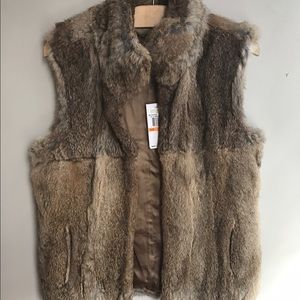 100% real MK fur vest