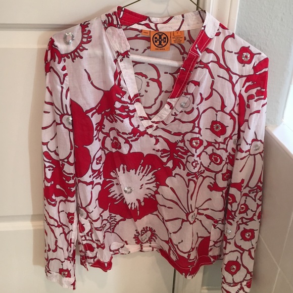 Tory Burch size 2 cotton women's top