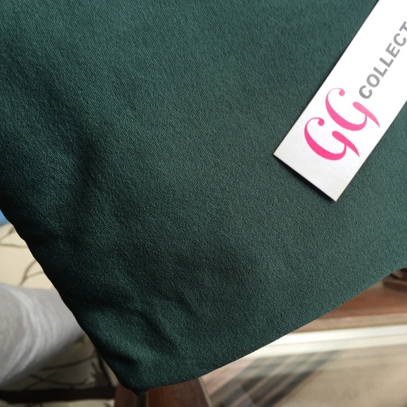 Last one!  Forest Green Fleece Leggings - Picture 2 of 2