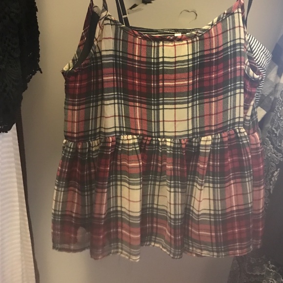 Checkered tank top