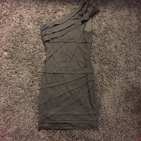 One shoulder strap dress
