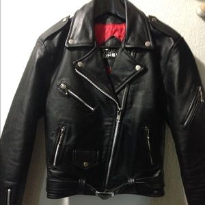 Brand New, Never Worn Leather Motorcycle Jacket!