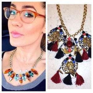 2 statement necklaces