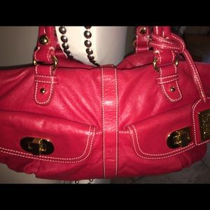 Badgley Mischka Red Handbag