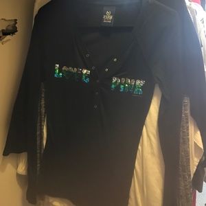 Black Victoria's Secret Pink shirt