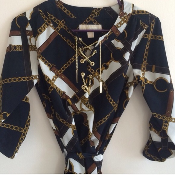 Michael kors chain print dress