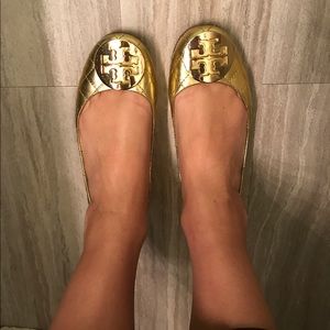 Tory Burch quilted flats