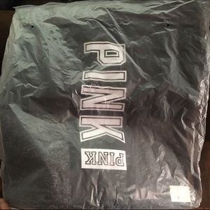 Brand new black PiNk drawstring backpack