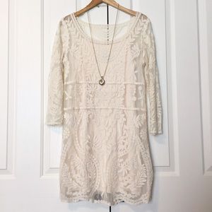Express Baroque Lace Dress, size L