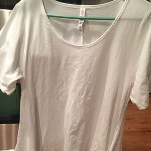 XL LuLaRoe White Perfect Tee