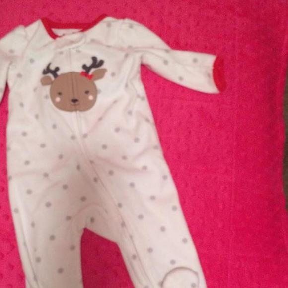 Reindeer footie pajamas