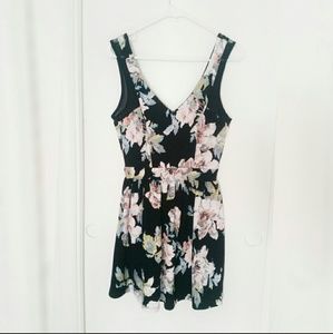 Floral V-Neck Dress