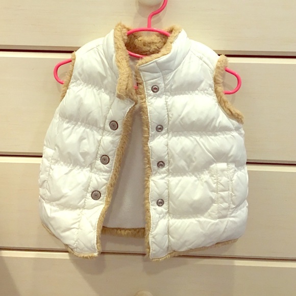 Puffer vest & 2 long sleeved shirts