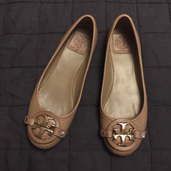 poshmark tory burch flats