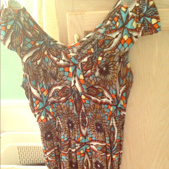 Multi print dress