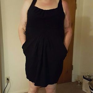 Black cocktail dress