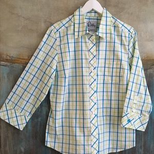 Lilly Pulitzer Cotton Button Up Top Size 10