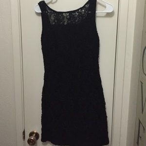 Black Lace Francesca's Dress